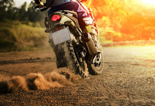 a person sitting on a sport touring motorbike